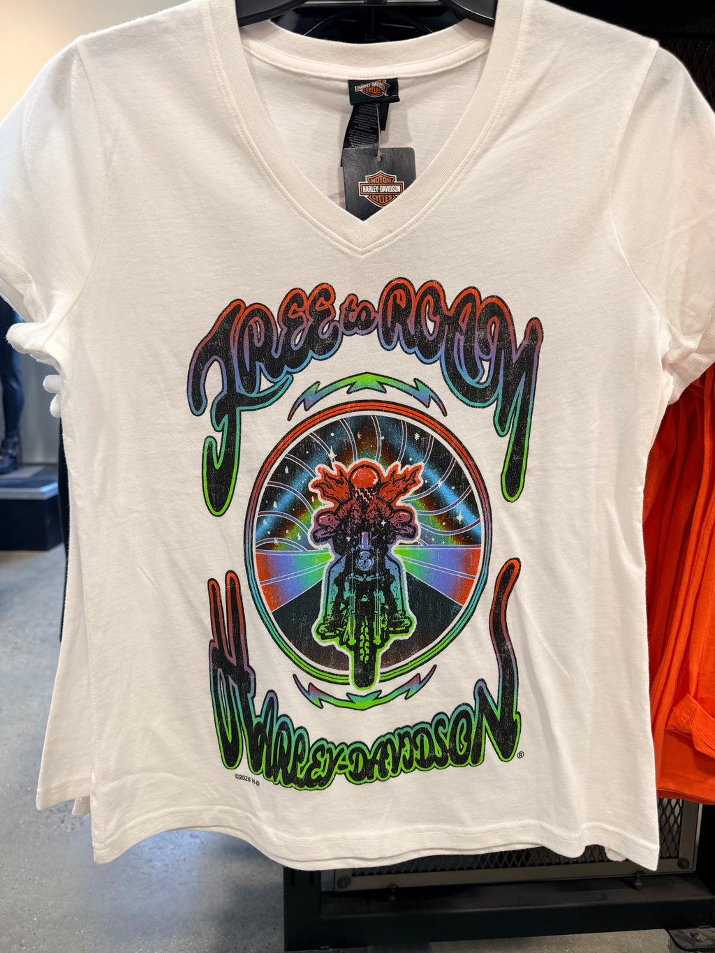 H-D FREE ROAM WOMENS T-SHIRT
