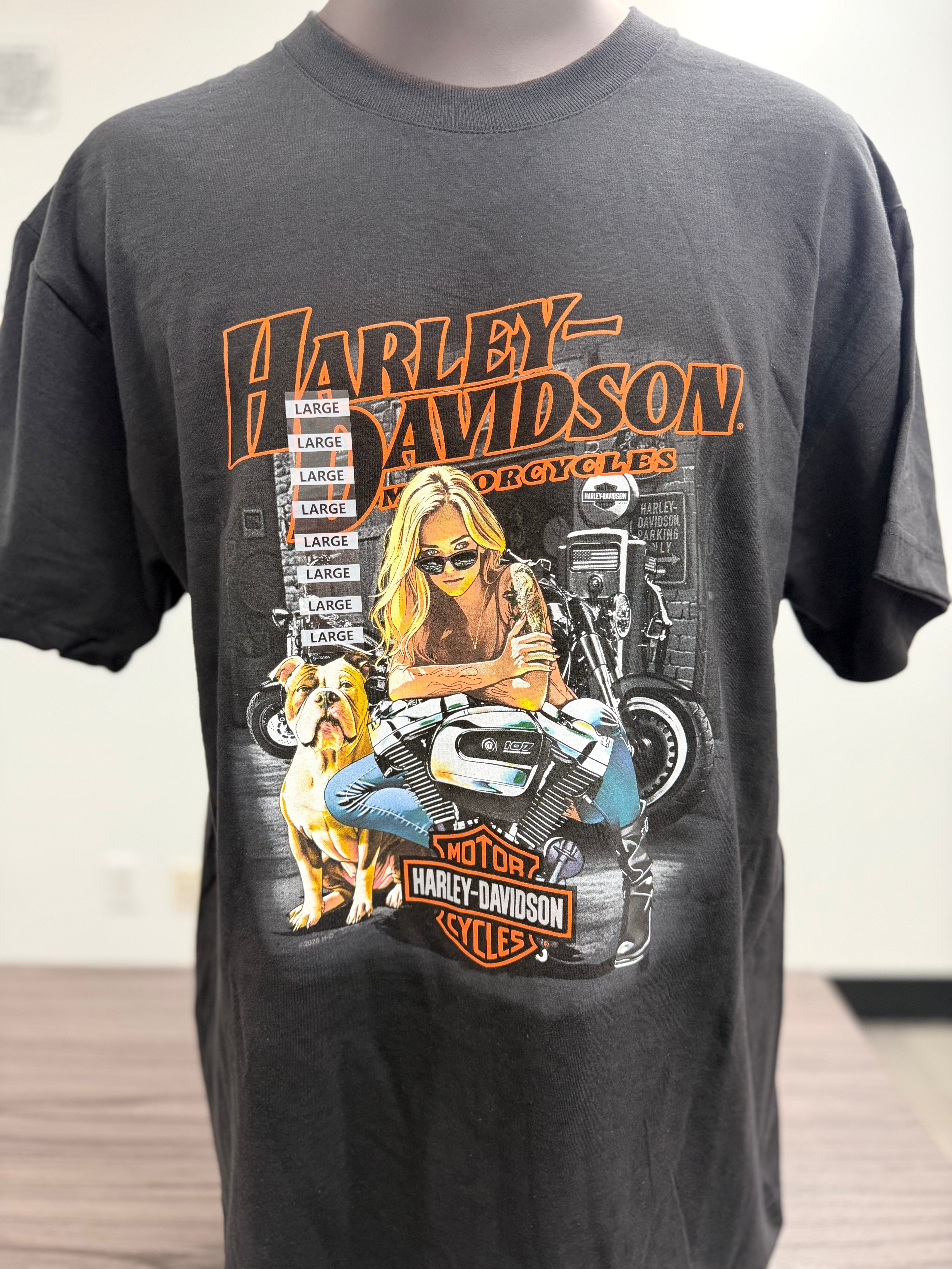 H-D GARAGE MENS T-SHIRT
