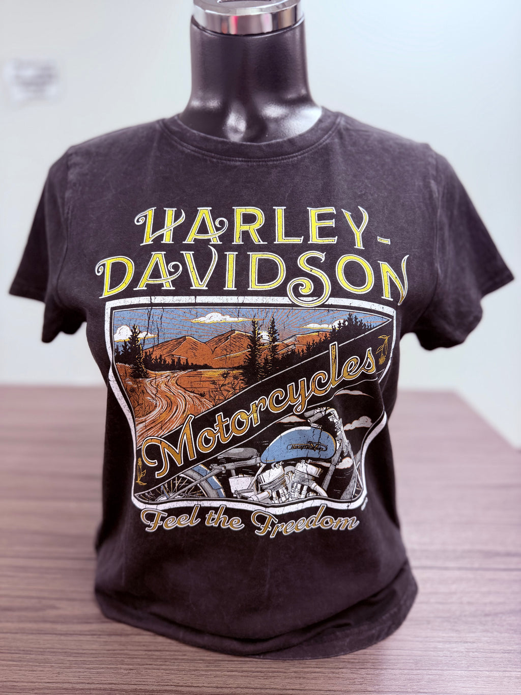 FRAMED FREEDOM WOMENS DYED T-SHIRT
