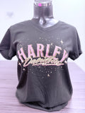 H-D STARDUST WOMENS V-NECK SHIRT