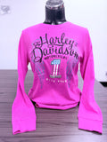 FAST FUCHSIA WOMENS LONG SLEEVE SHIRT