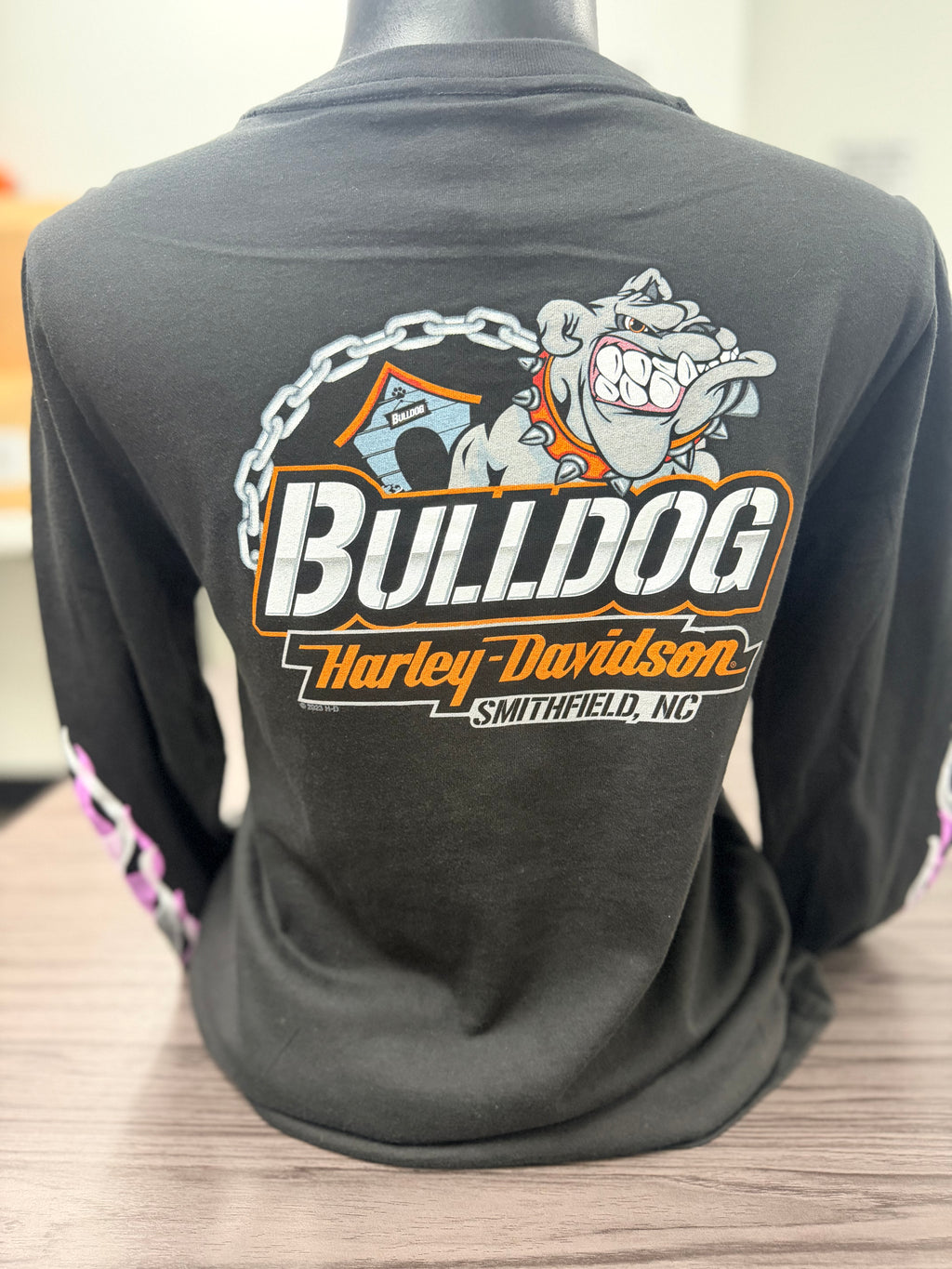 PINK SKELLY LONG SLEEVE SHIRT