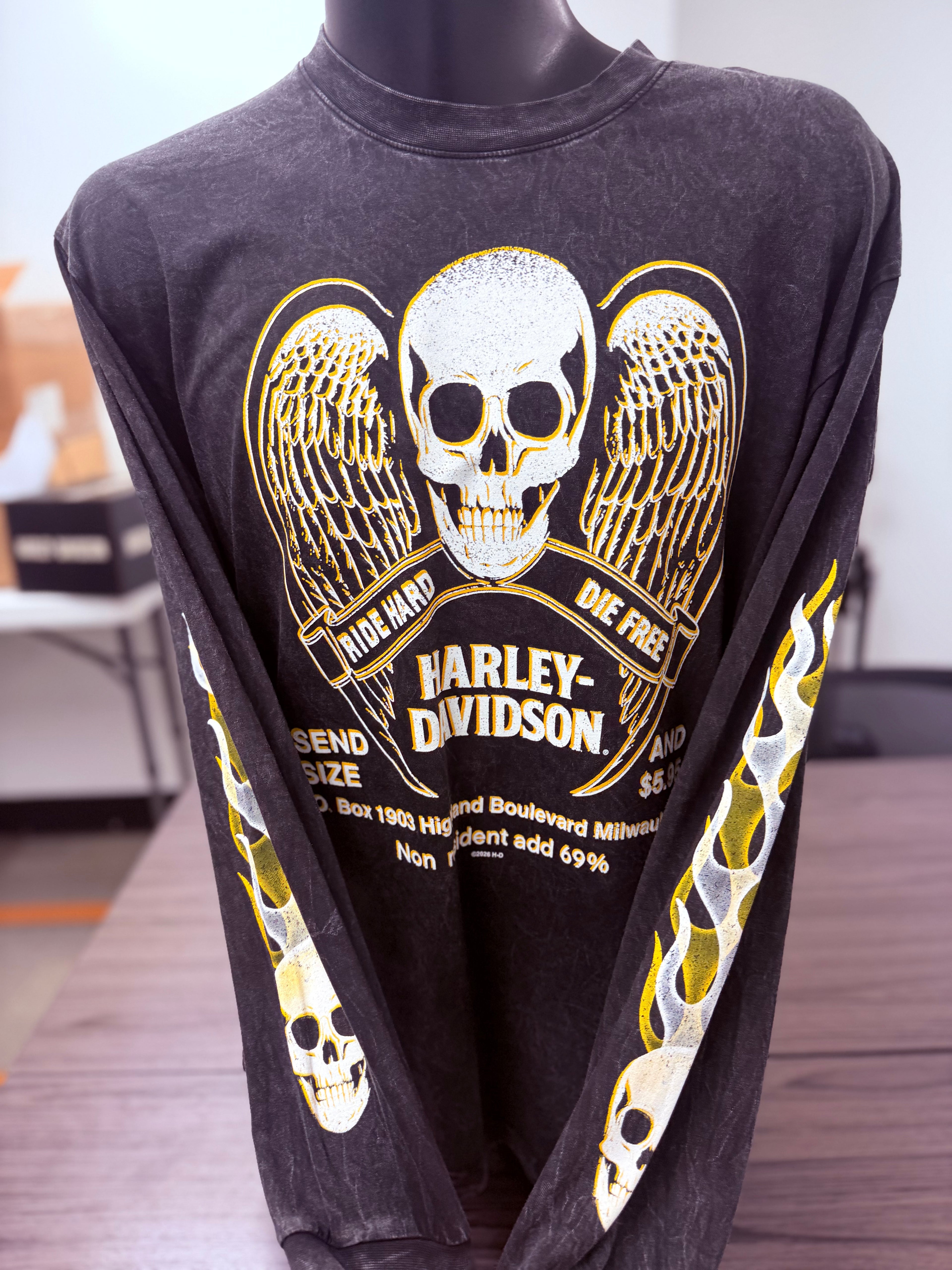 QUALITY DYED LONG SLEEVE SHIRT