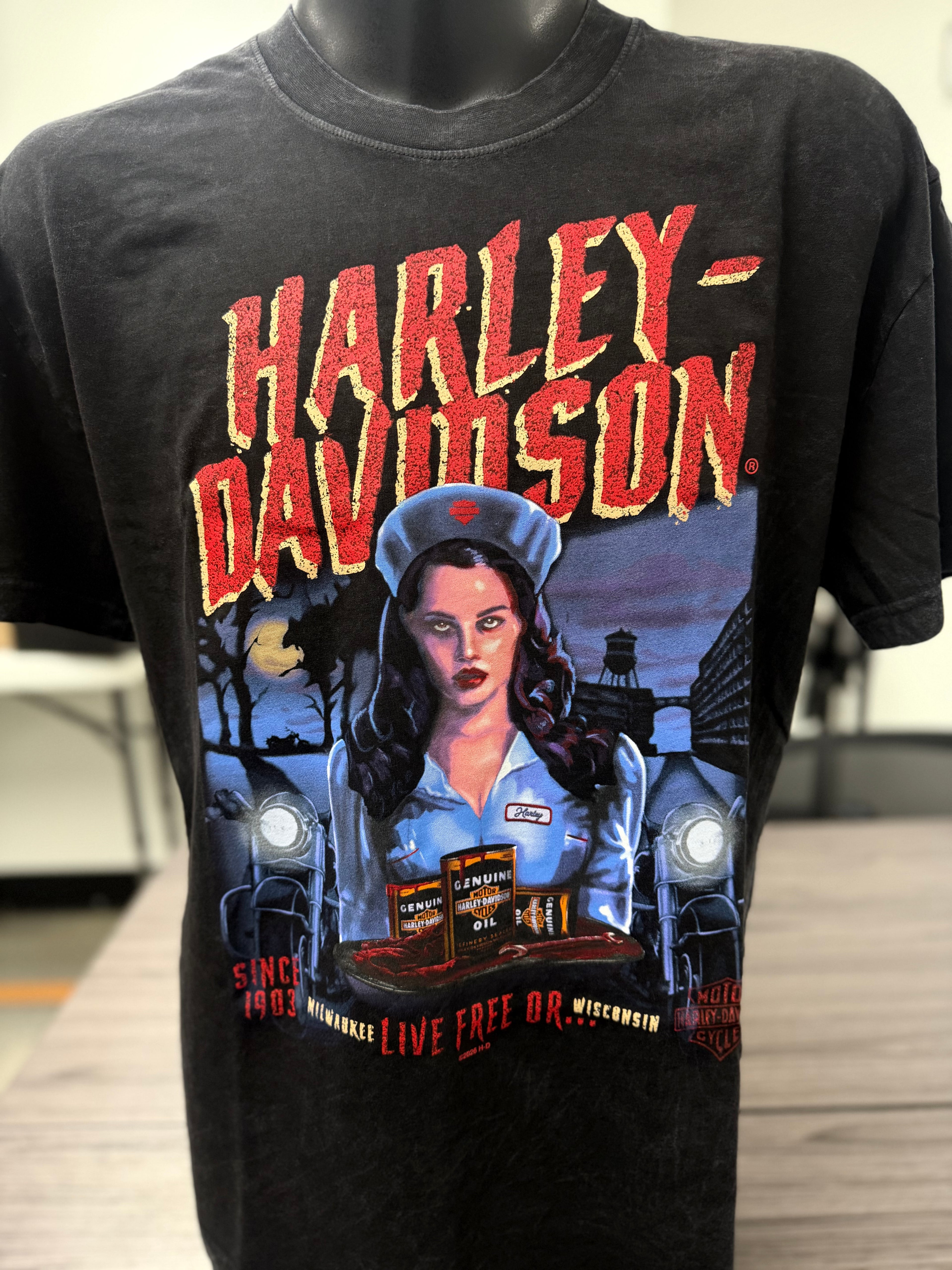HORROR FLICK DYED T-SHIRT