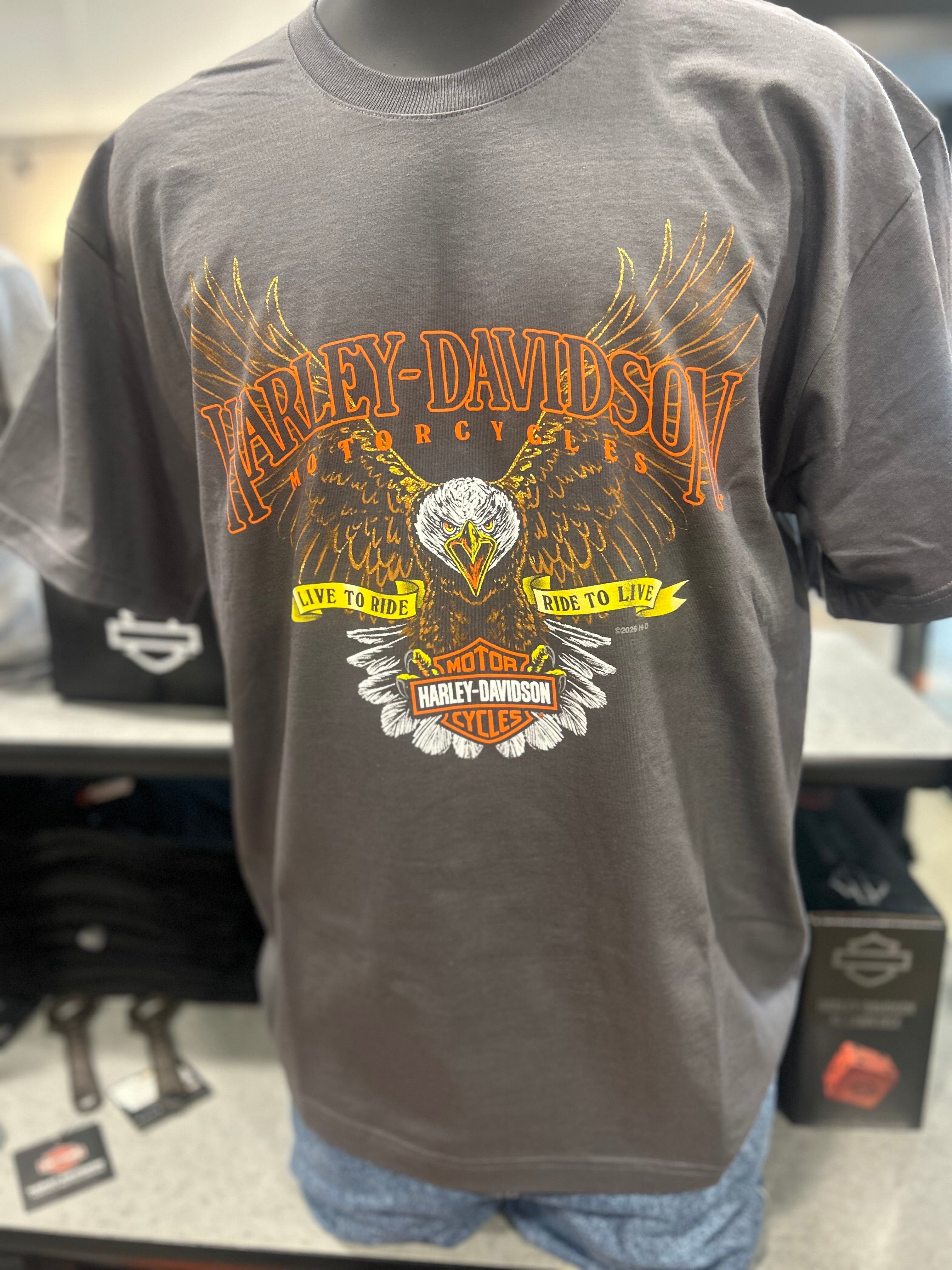 RIDE TO LIVE MENS T-SHIRT
